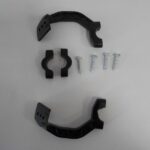 KIT DI MONTAGGIO PARAMANI IN NYLON NERO RACETECH